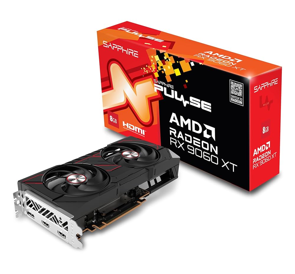 Amazon | Sapphire 11350-04-20G Pulse AMD Radeon™ RX 9060 XT